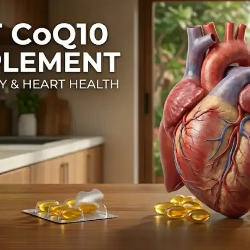 Best CoQ10 Supplement for Energy & Heart Health in India