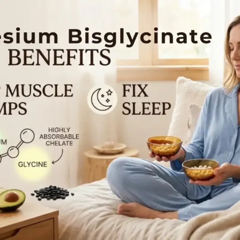 Magnesium Bisglycinate Benefits: Stop Muscle Cramps & Fix Sleep