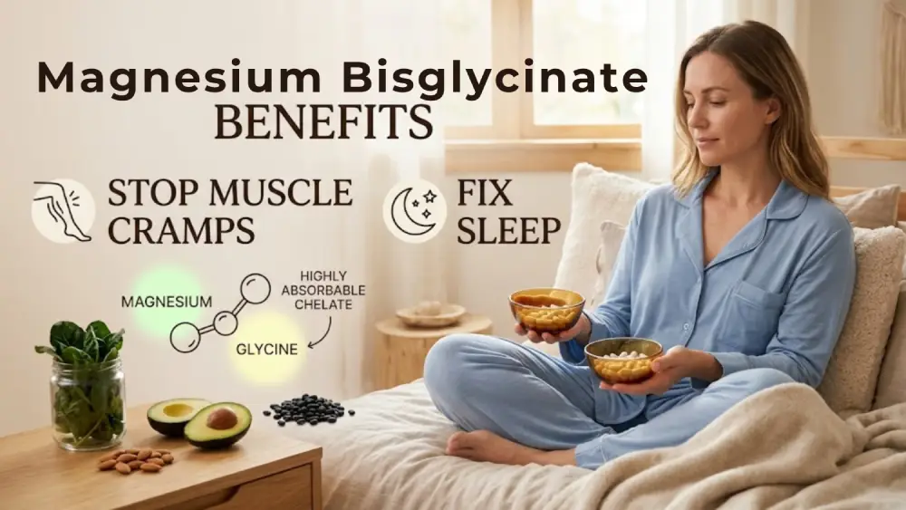 Magnesium Bisglycinate Benefits: Stop Muscle Cramps & Fix Sleep