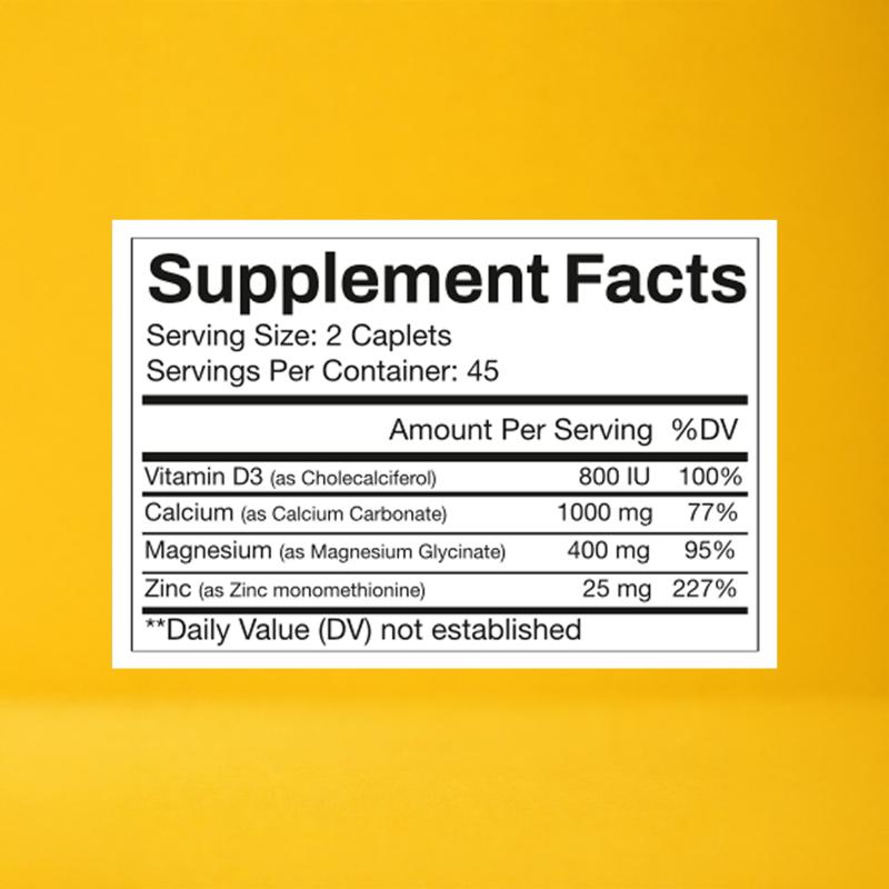 CMZ + (Calcium + Magnesium + Zinc with Vitamin D3)