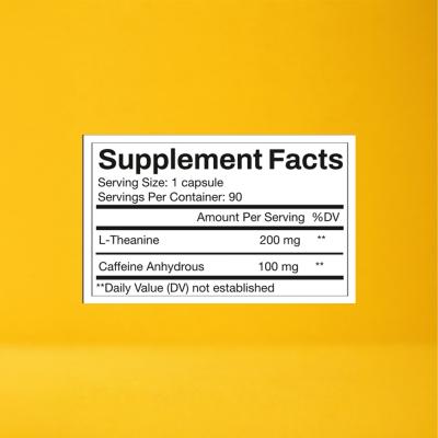 1:2 Caffeine + L-Theanine 300mg