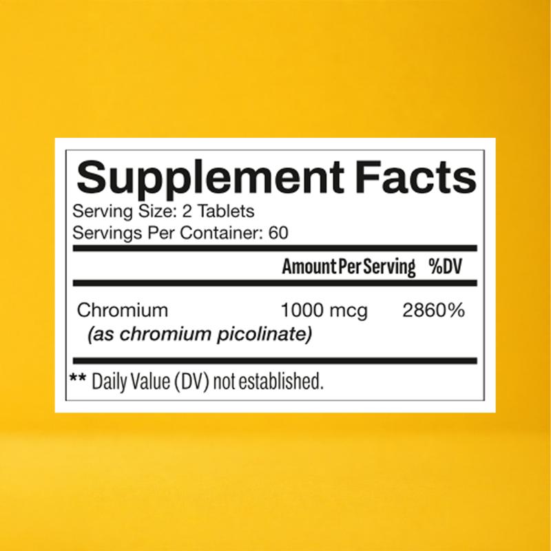 Chromium Picolinate 1000mcg