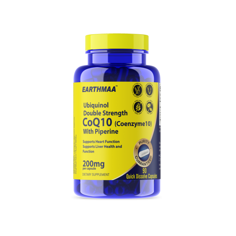 Ubiquinol Double Strength CoQ10 200mg with Piperine