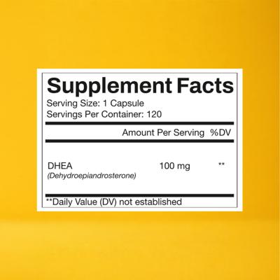 DHEA 100 mg Dehydroepiandrosterone
