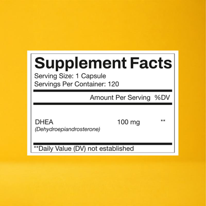 DHEA 100 mg Dehydroepiandrosterone