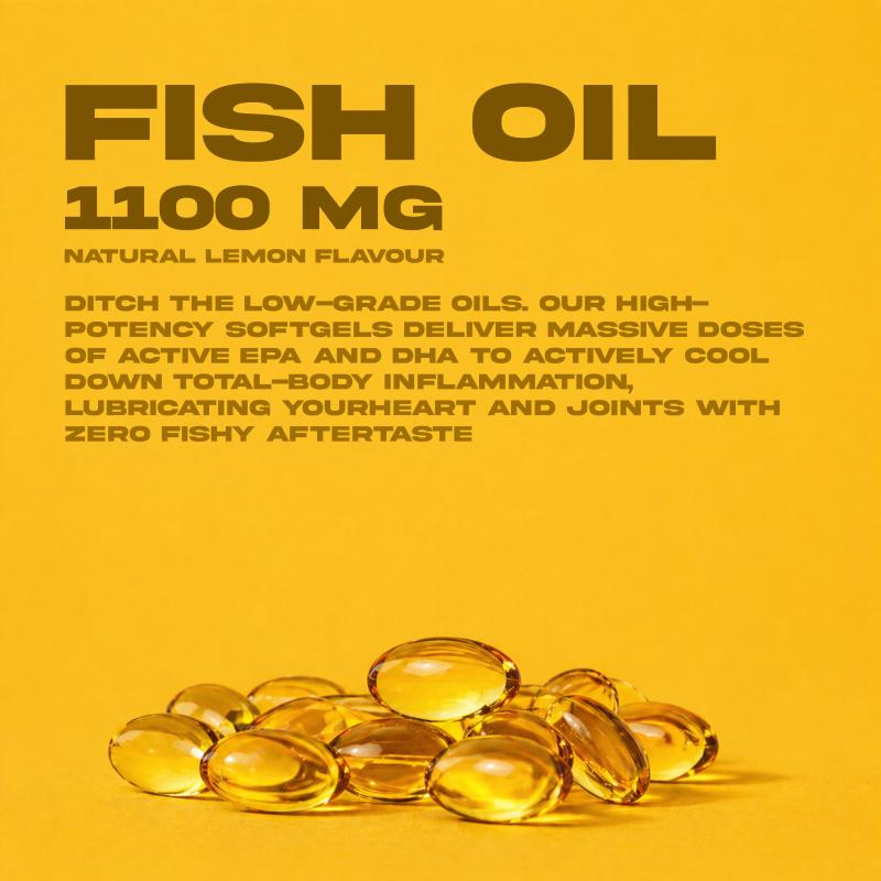 Fish Oil 1100 mg | Omega 3 Supplements