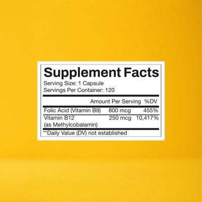 B Vitality Duo folic acid with B 12