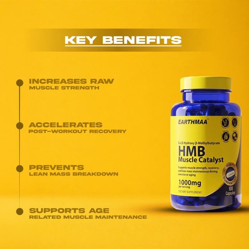 HMB 1000mg Ca-Beta-Hydroxy Beta-Methylbutyrate