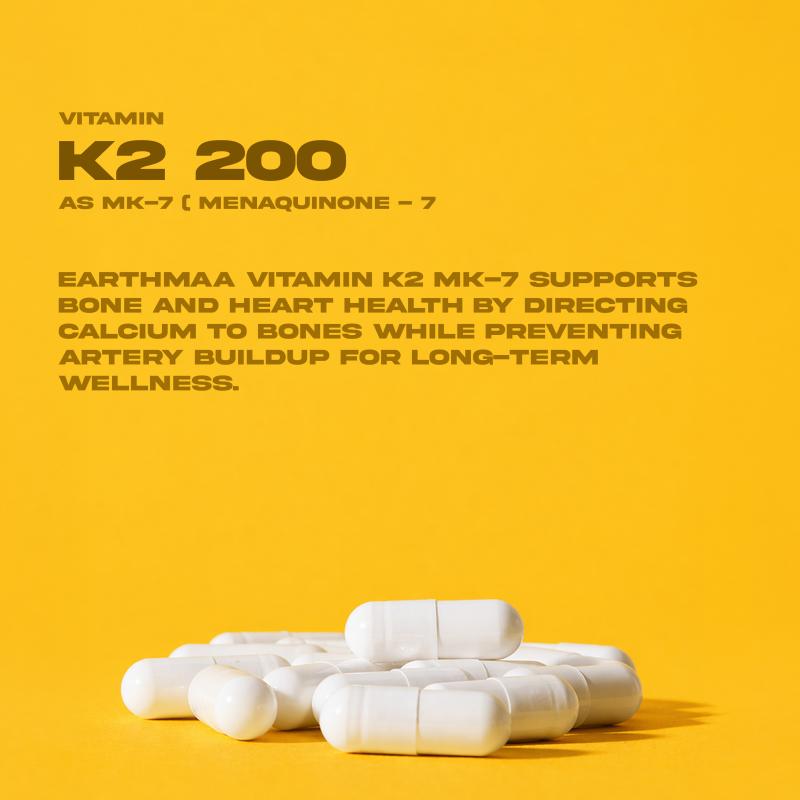 Vitamin K2 (MK-7) 200 mcg