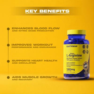 Mega L-Arginine 1800mg with Black Pepper extract