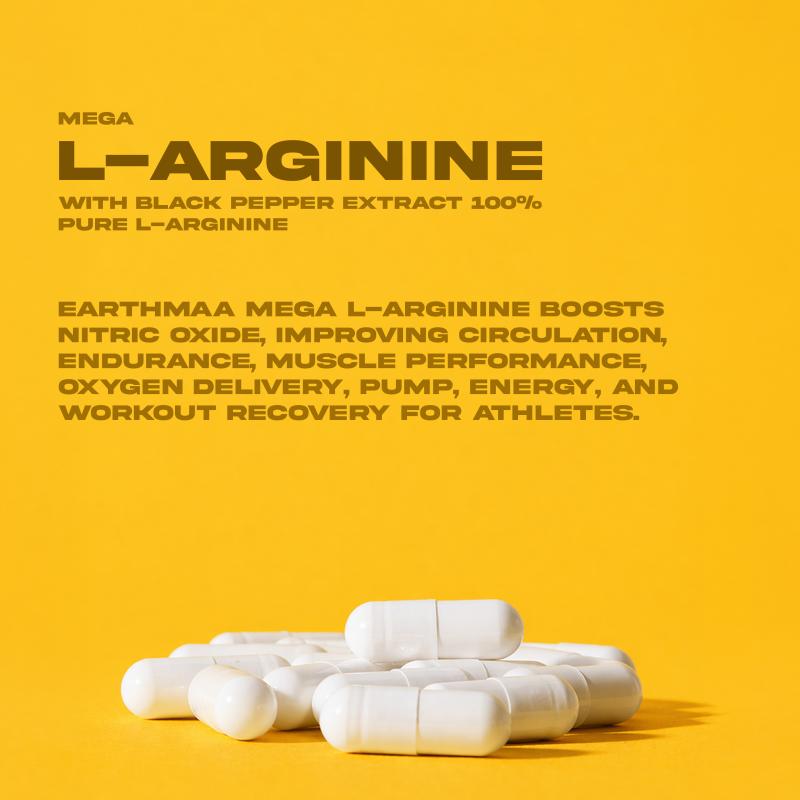 Mega L-Arginine 1800mg with Black Pepper extract