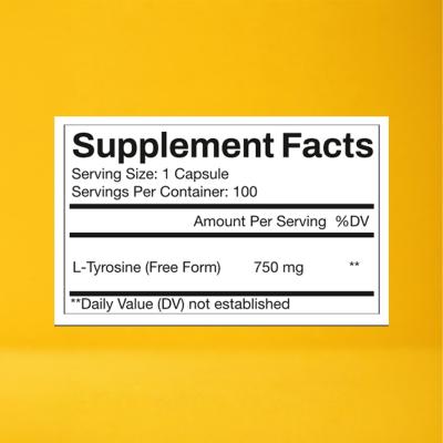 Extra Strenght L-Tyrosine 750mg