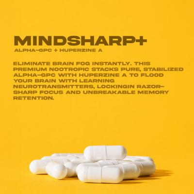 MindSharp + (Alpha GPC + Huperzine A)