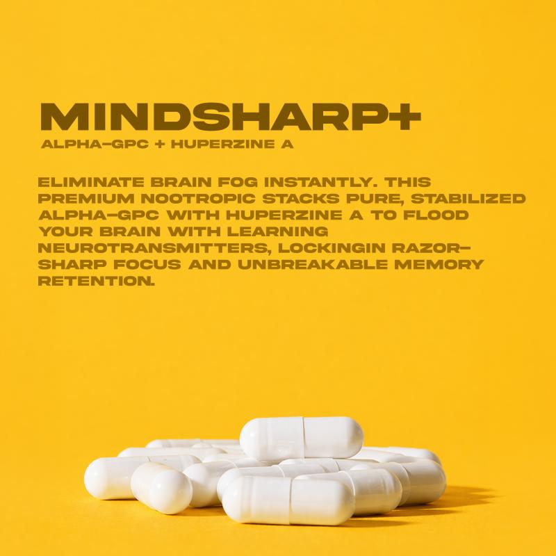 MindSharp + (Alpha GPC + Huperzine A)