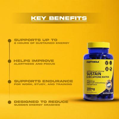 Sustain 8-Hr Caffeine Matrix 250mg