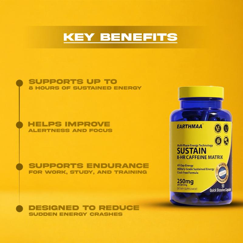 Sustain 8-Hr Caffeine Matrix 250mg