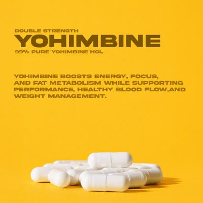 Double Strength Yohimbine HCL 5mg | 99% Pure Yohimbine HCL