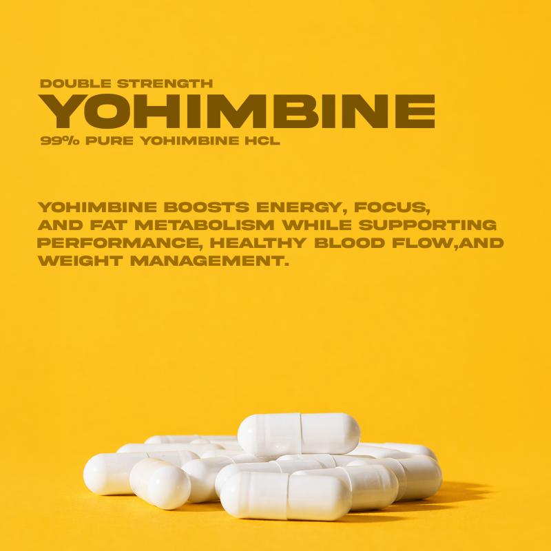 Double Strength Yohimbine HCL 5mg | 99% Pure Yohimbine HCL