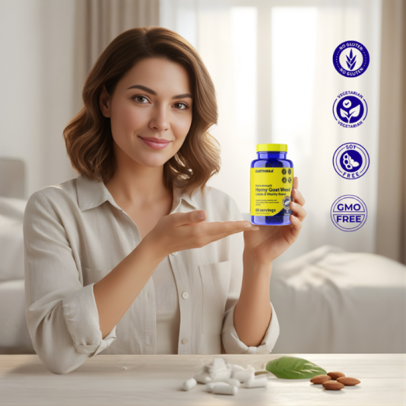 Extra Strength Horny Goat Weed with Maca | Libido & Vitality Boost