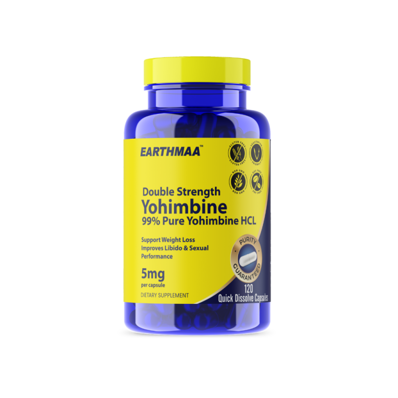 Double Strength Yohimbine HCL 5mg | 99% Pure Yohimbine HCL