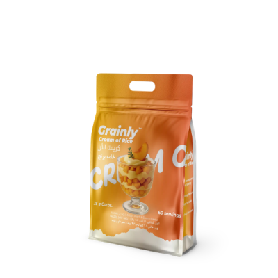 Peach and Cream Grainly Cream of Rice
