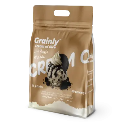 Cookies and Cream Grainly Cream of Rice