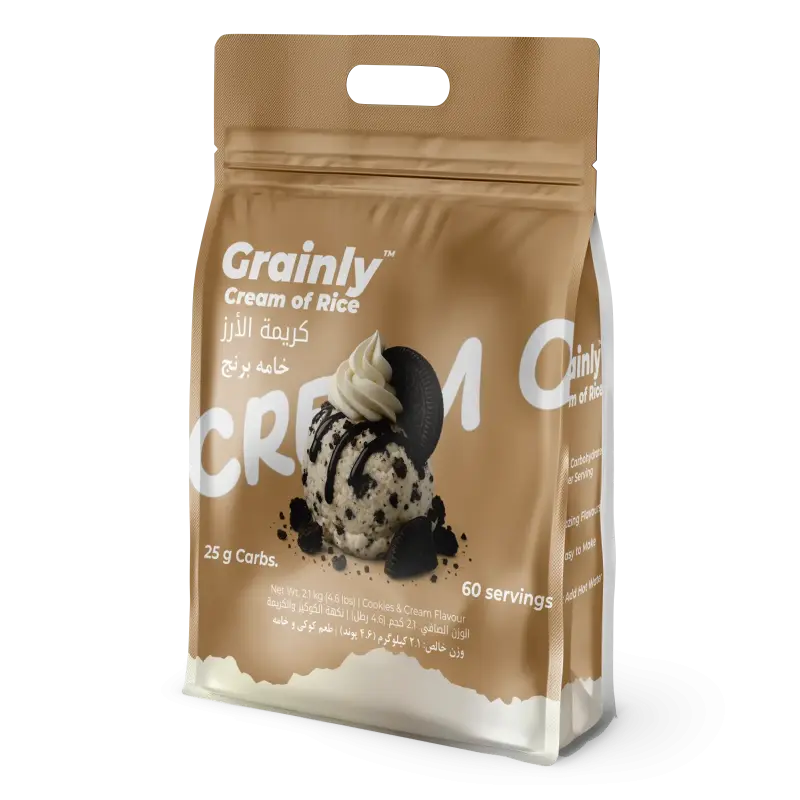 Cookies and Cream Grainly Cream of Rice