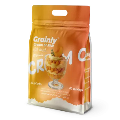 Peach and Cream Grainly Cream of Rice