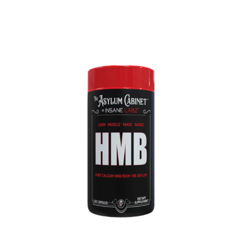 Insane Labz - HMB - Lean Muscle Mass Gains - Pure Calcium HMB - 120 Capsules
