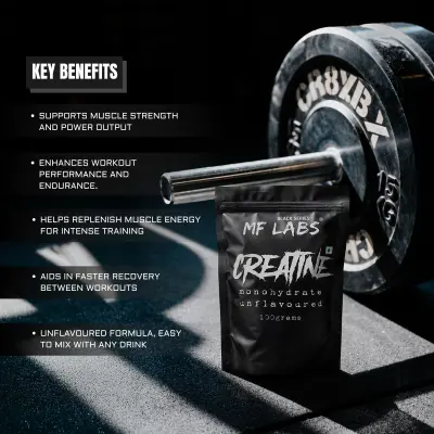 MF Labs Black Series Creatine Monohydrate Unflavoured 100g