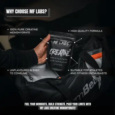 MF Labs Black Series Creatine Monohydrate Unflavoured 100g
