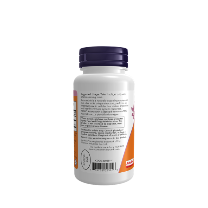 Now Foods Astaxanthin 4 mg Softgels