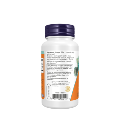 NOW Foods, Boron, 3 mg, 100 Veg Capsules
