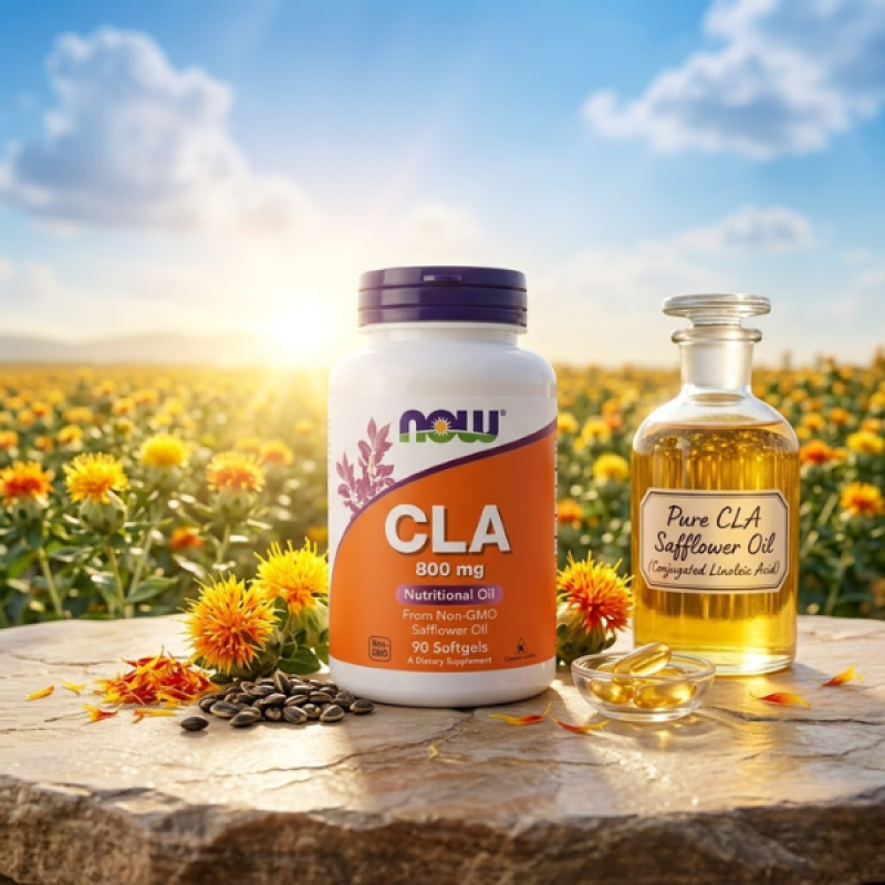 NOW Foods CLA (Conjugated Linoleic Acid) 800 mg 90 Softgels