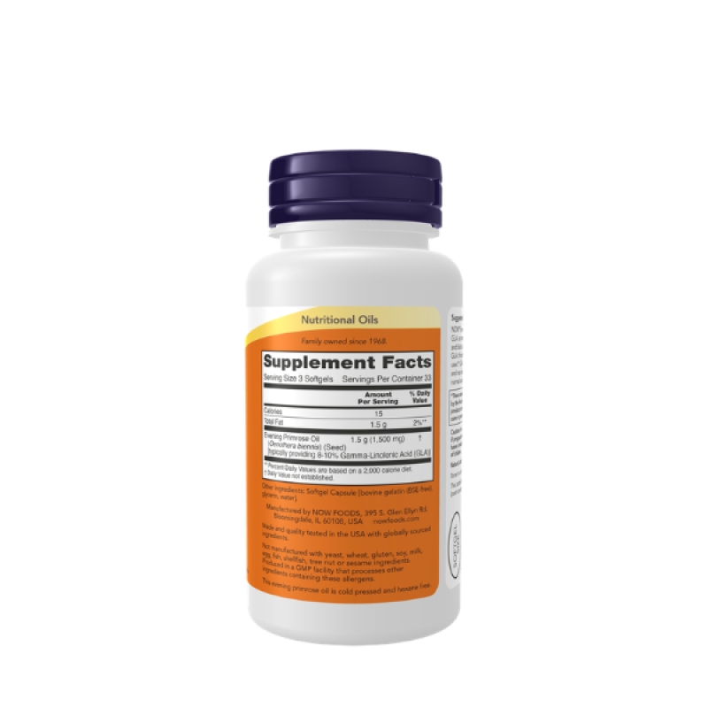 Now Foods Evening Primrose Oil 500 mg 250 Softgels