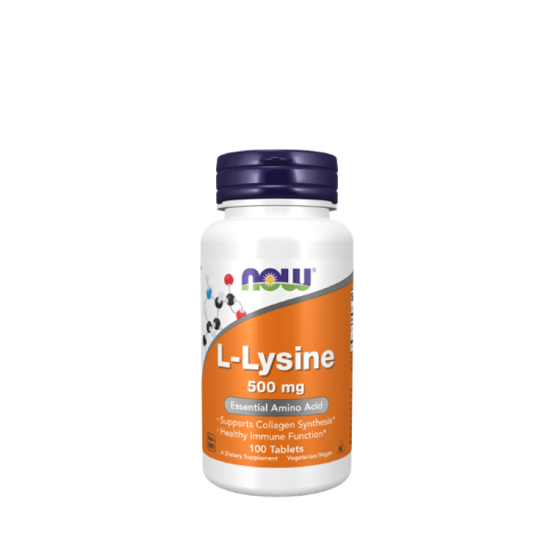 Now Foods L-Lysine 500 mg Veg Tablets