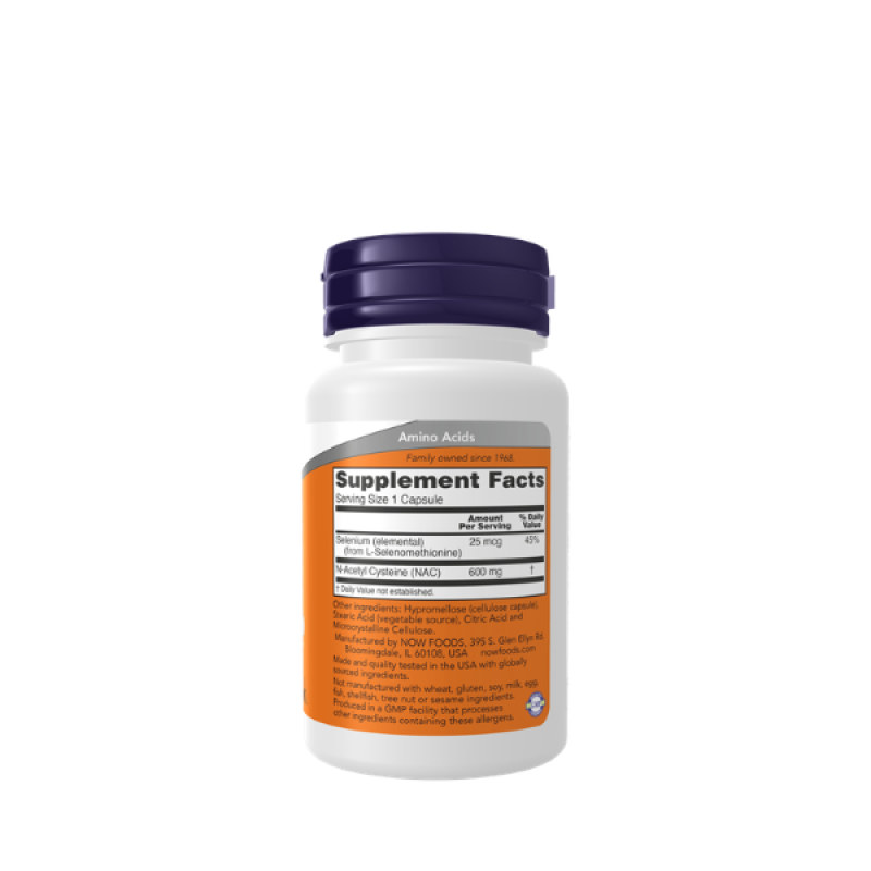 NOW Foods, NAC 600 mg 30 Capsules