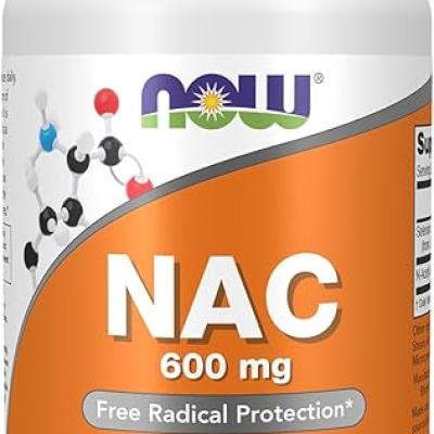 Now Foods NAC 600mg Free Radical Protection Capsule