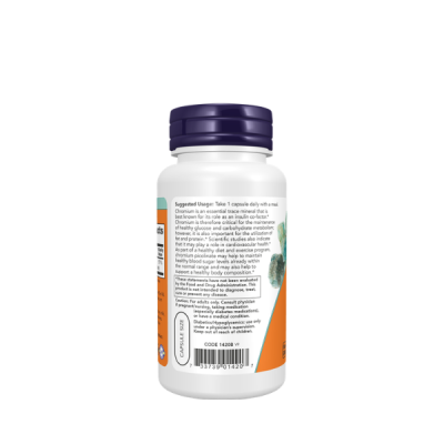 Now Foods Chromium Picolinate 200mcg Veg Capsules