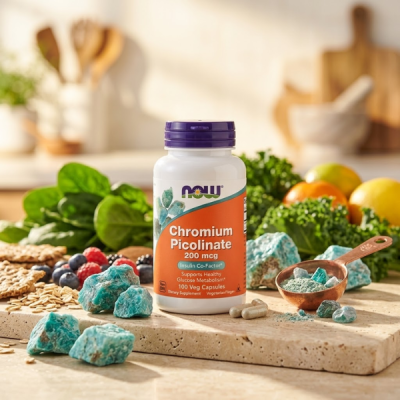 Now Foods Chromium Picolinate 200mcg Veg Capsules