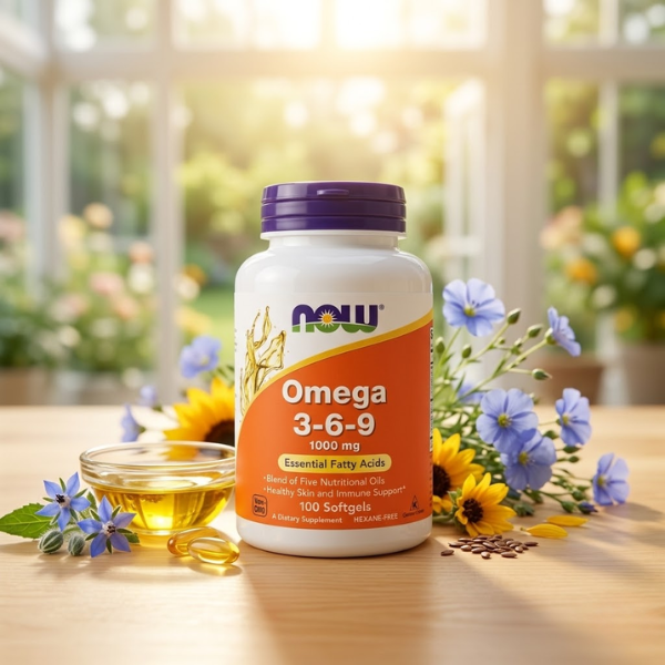 Now Foods Omega 3-6-9 1000 mg 100 Softgels - Fish Oil Supplement, Heart Health, Brain Health, Joint Support, Healthy Cholesterol and Daily Wellness