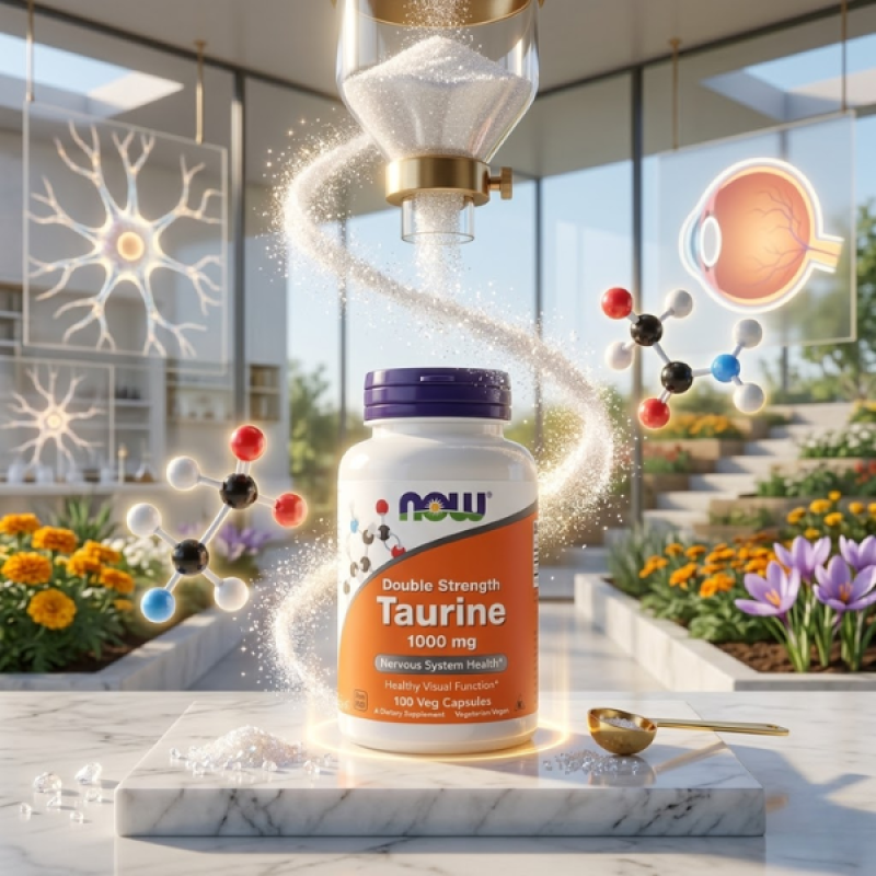 NOW Foods, Taurine, 1,000 mg, 100 Veg Capsules