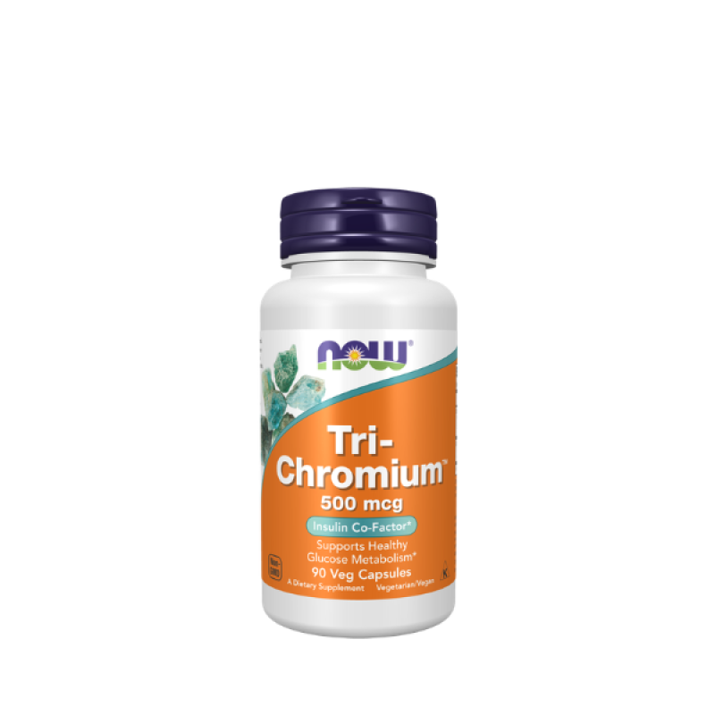 Now Foods Tri-Chromium™ 500 mcg with Cinnamon Veg Capsules