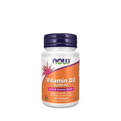NOW Foods Supplements, Vitamin D-3 2,000 IU, High Potency, Structural Support