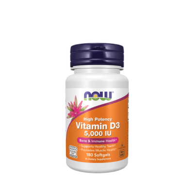 Now Foods Vitamin D3 5000 IU Softgels