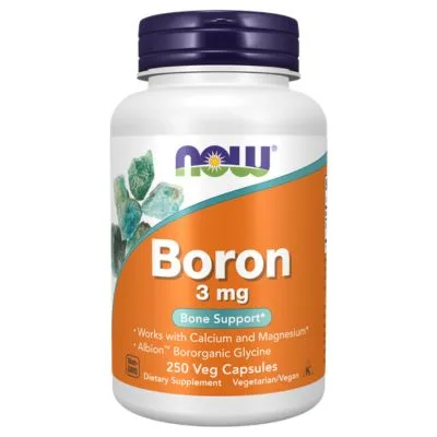 NOW Foods Boron 3 mg Veg Capsules
