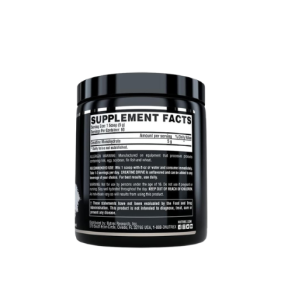 Nutrex Research Creatine Monohydrate Powder 60 Servings, Proven Size, Strength & Performance Enhancer