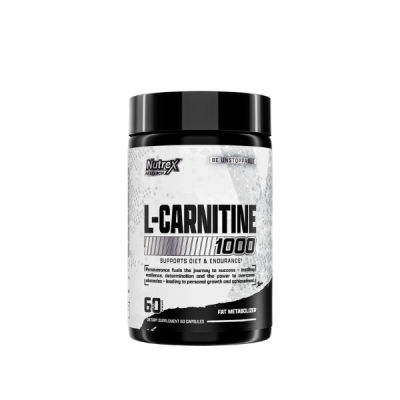 Nutrex Research L-Carnitine 1000, 60 Capsules | Fat Burning & Energy Production Support