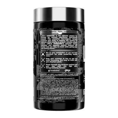 Nutrex Research Lipo-6 Hardcore – Metabolism & Energy Support – 60 Capsules