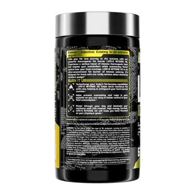 Nutrex Research LIPO-6 Intense UC (Ultra Concentrate) Thermogenic Fat Burner | Advanced Weight Management Formula | 60 Capsules